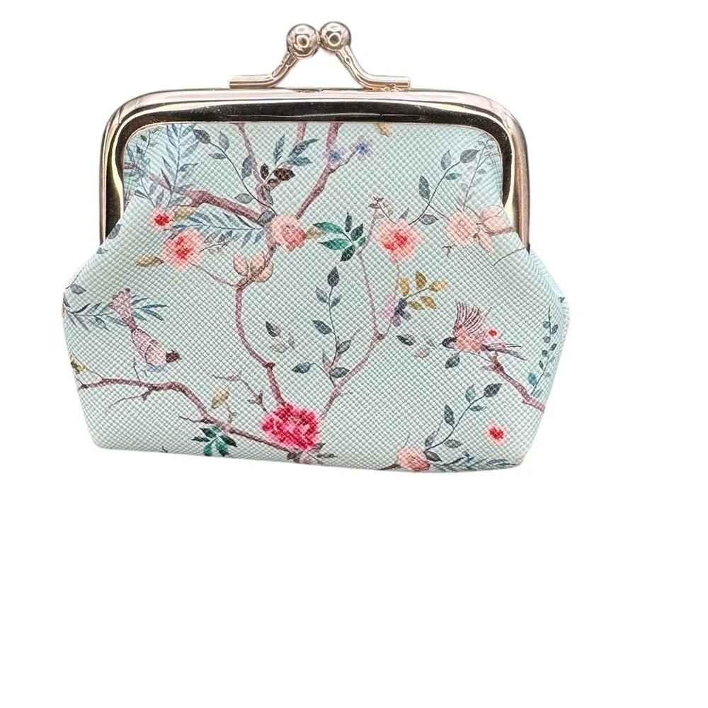 Brand New Floral Print Women's Coin Holder